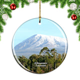 Tanzania Kilimanjaro Christmas Ornament