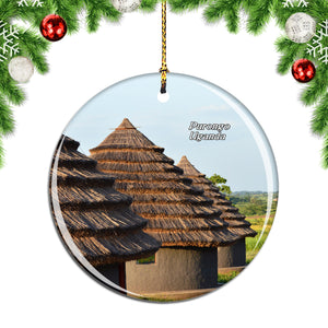 Uganda Purongo House Christmas Ornament