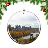 Canada Calgary Christmas Ornament