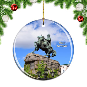 Ukraine Kiev Monument Christmas Ornament