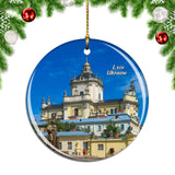 Ukraine Lviv Cathedral Christmas Ornament