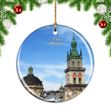 Ukraine Megalopolis Lviv Christmas Ornament