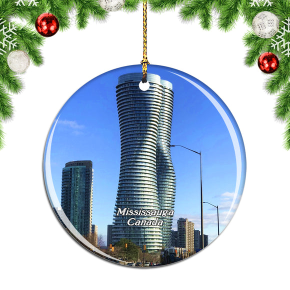 Canada Canada Absolute World Towers Mississauga Christmas Ornament