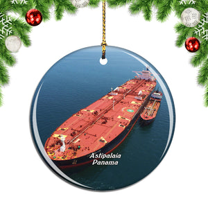 Astipalaia Coast Of Panama Christmas Ornament