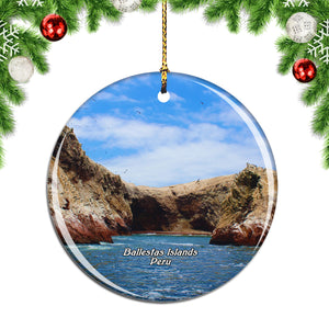 Ballestas Islands Peru Christmas Ornament