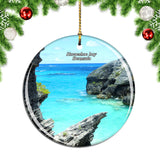 Bermuda Horseshoe Bay Beach Christmas Ornament