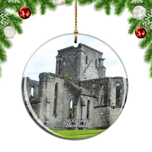 Bermuda St. George Church Christmas Ornament