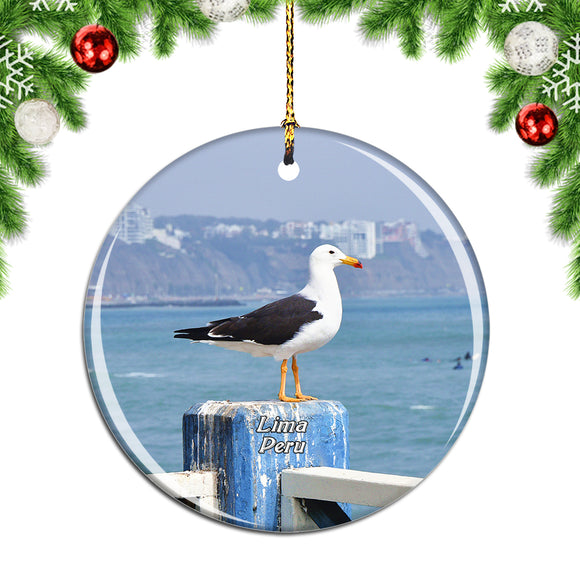 Bird Lima Peru Christmas Ornament