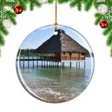 Bocas Del Toro Island Beach Panama Christmas Ornament