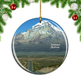 Bolivia Sajama Volcano Christmas Ornament