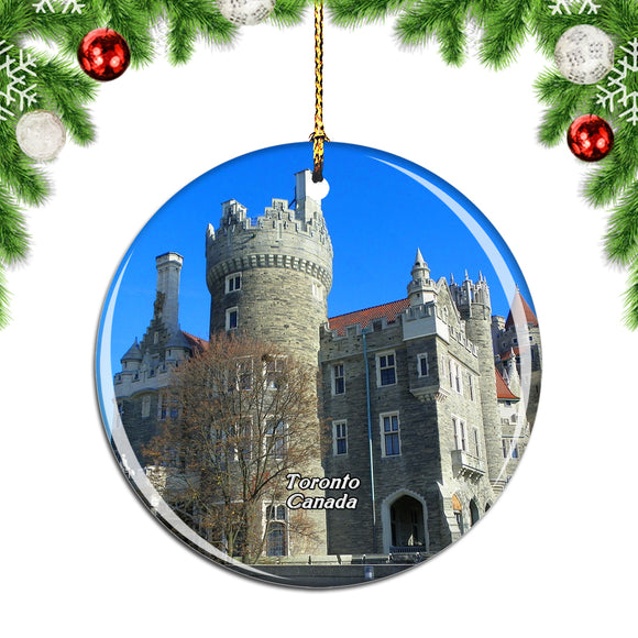 Canada Casa Loma Toronto Christmas Ornament