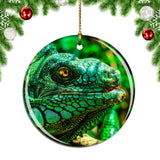 Brazil Iguana Lizard Christmas Ornament