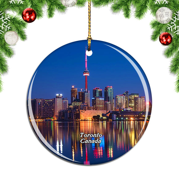 Canada CN Tower Toronto Christmas Ornament