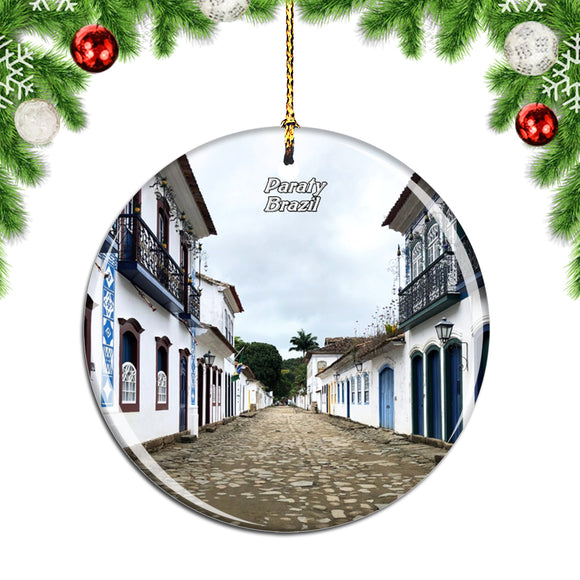 Brazil Paraty Christmas Ornament