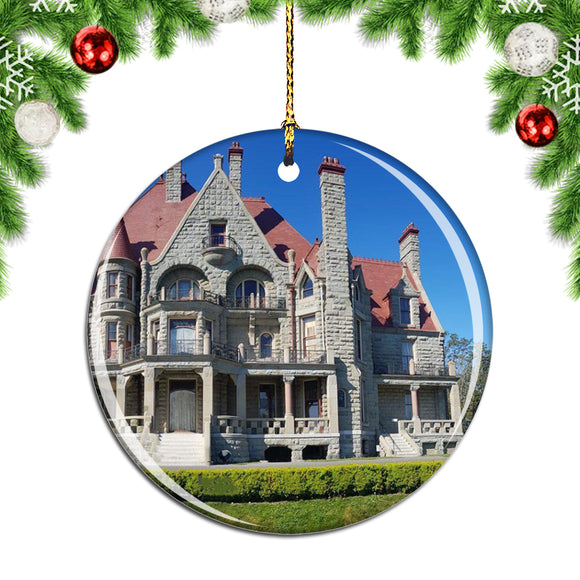 Canada Craigdarroch Castle Victoria Christmas Ornament