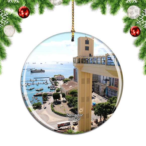 Brazil Salvador Bahia Christmas Ornament