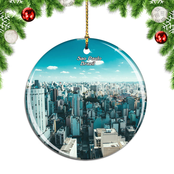 Brazil Sao Paulo Christmas Ornament