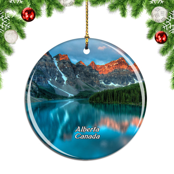 Canada Alberta Banff National Park Peyto Lake Christmas Ornament