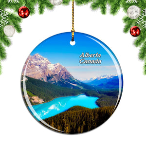 Canada Alberta Banff Christmas Ornament