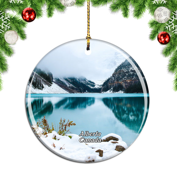 Canada Banff Alberta Christmas Ornament