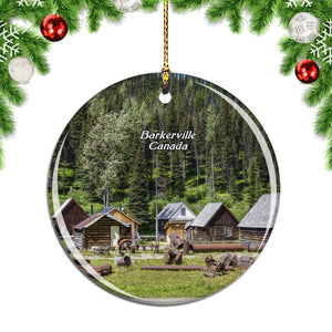 Canada Barkerville Gold Mine Town Christmas Ornament