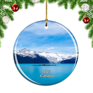 Canada BC Garibaldi Lake Christmas Ornament