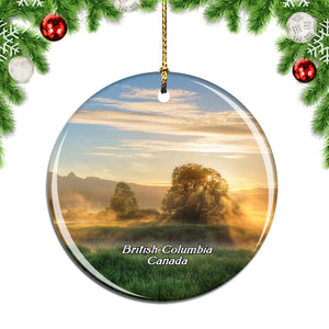 Canada British Columbia Christmas Ornament