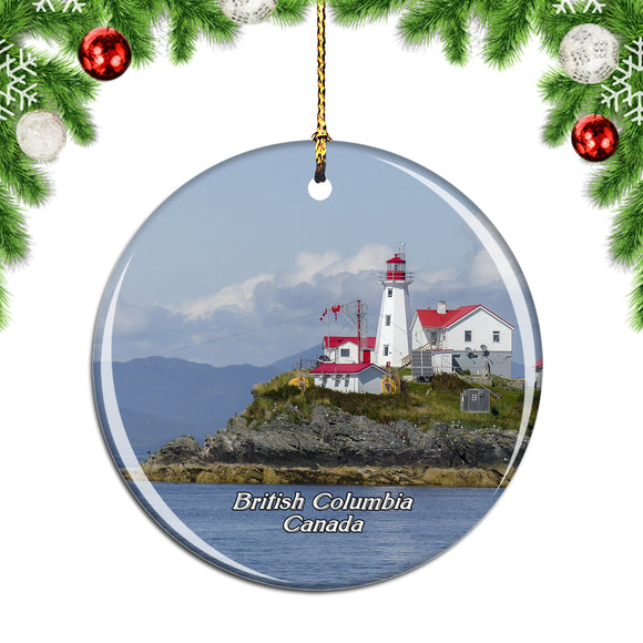 Canada British Columbia Christmas Ornament