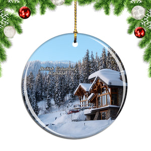 Canada British Columbia Jasper National Park Christmas Ornament