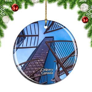 Canada Calgary Christmas Ornament