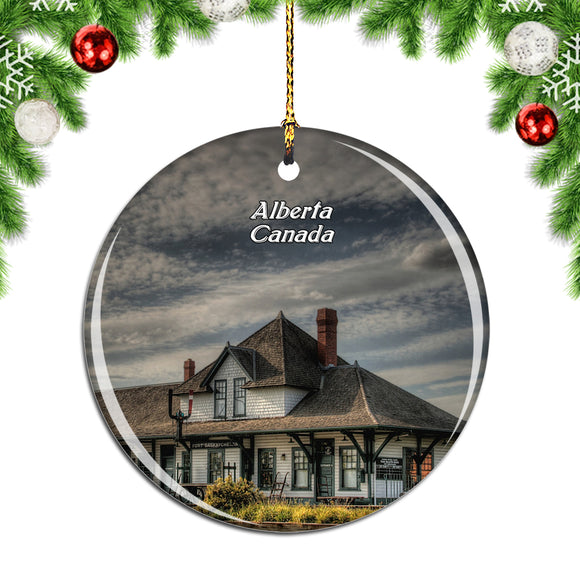 Canada Fort Saskatchewan Alberta Christmas Ornament