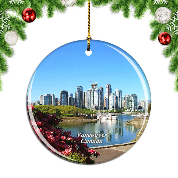 Canada Granville Island Vancouver Christmas Ornament