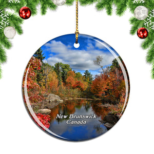 Canada New Brunswick Christmas Ornament