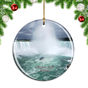 Canada Niagara Falls Christmas Ornament