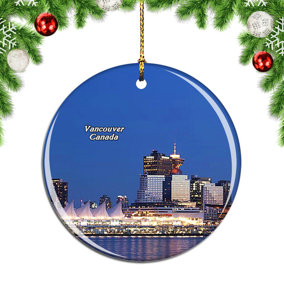 Canada Granville Island Vancouver Christmas Ornament