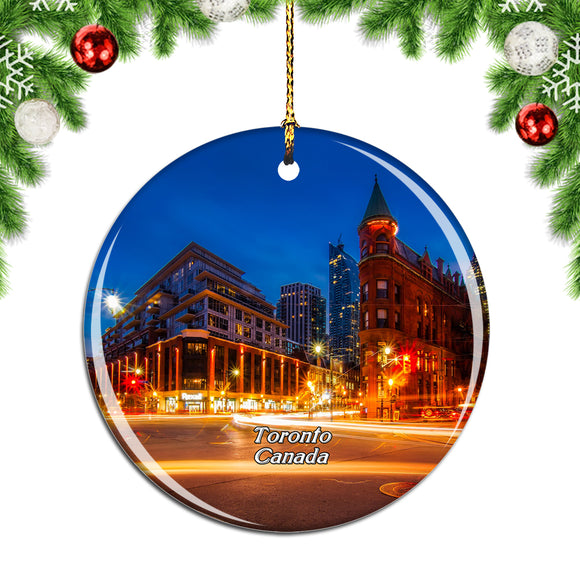 Canada Toronto Ontario Christmas Ornament