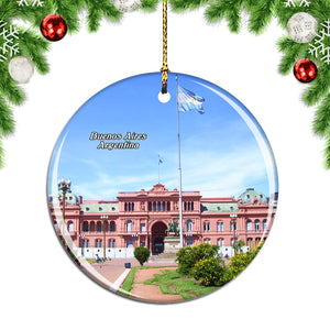 Casa Rosada Buenos Aires Argentina Christmas Ornament