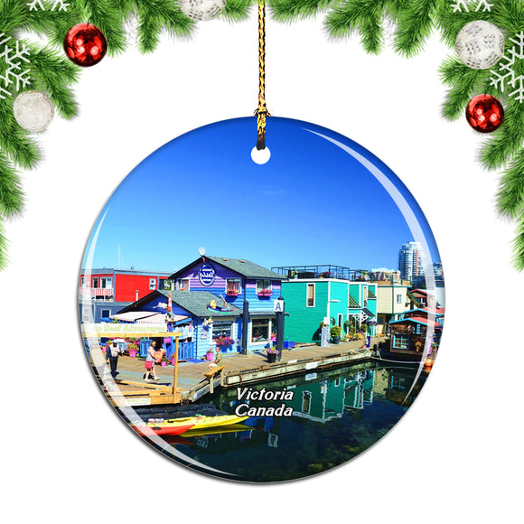 Canada Inner Harbour Victoria Christmas Ornament