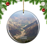 Colombia Cannon Chicamocha Santander Christmas Ornament