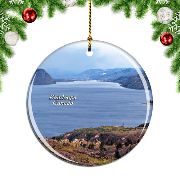 Canada Kamloops Christmas Ornament