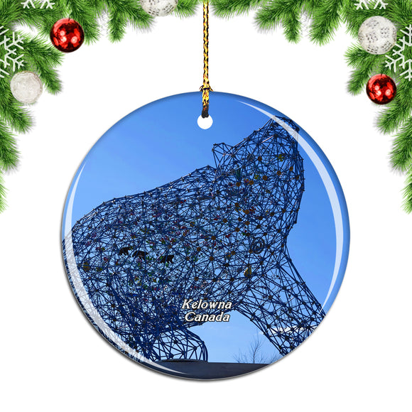 Canada Kelowna Christmas Ornament