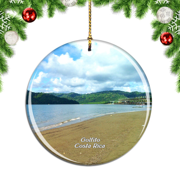 Costa Rica Golfito Christmas Ornament