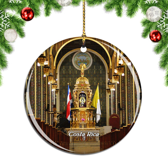 Costa Rica Sanctuary Church Christmas Ornament