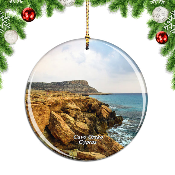 Cyprus Cavo Greko Christmas Ornament