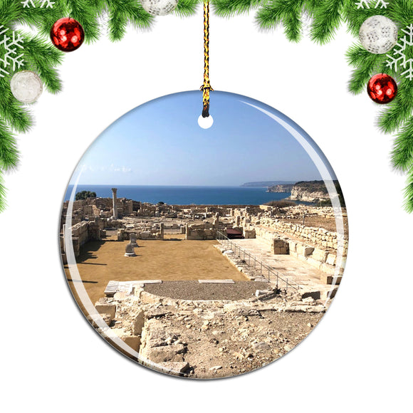 Cyprus Kourion Limassol Christmas Ornament