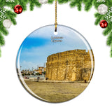 Cyprus Larnaca Fortress Castle Christmas Ornament