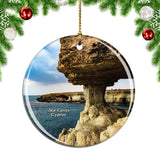 Cyprus Sea Caves Christmas Ornament