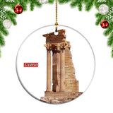 Cyprus Temple Ruin Christmas Ornament