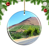 Elqui Valley Pisco Chile Christmas Ornament