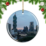 F&F Building Panama City Christmas Ornament